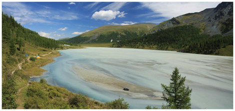 Озеро Аккемское Горно-Алтайск, Россия