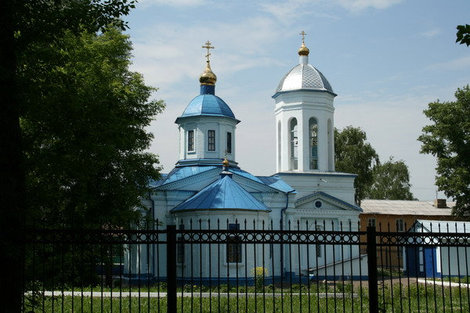 Старинное здание Николаевской церкви. Саранск, Россия