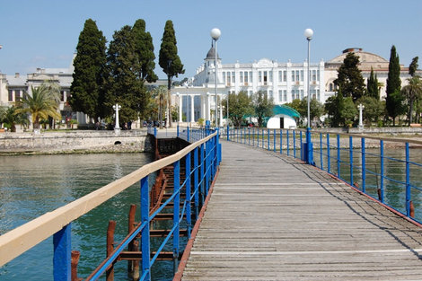 Город, которому так идут паруса Сухум, Абхазия