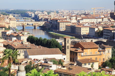 Вид с Пьяццале Микеланджело Флоренция, Италия