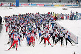 Центр лыжного спорта и отдыха Дёмино. Ежегодный Дёминский марафон. Февраль 2009 года