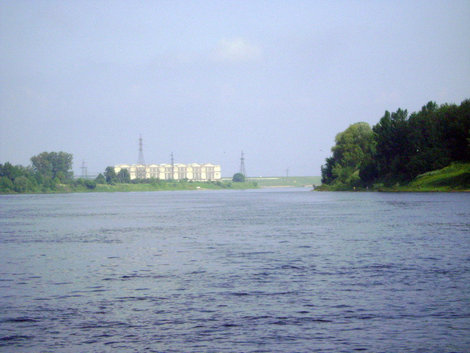 Рыбинск. Рыбинская ГЭС и река Шексна Рыбинск, Россия