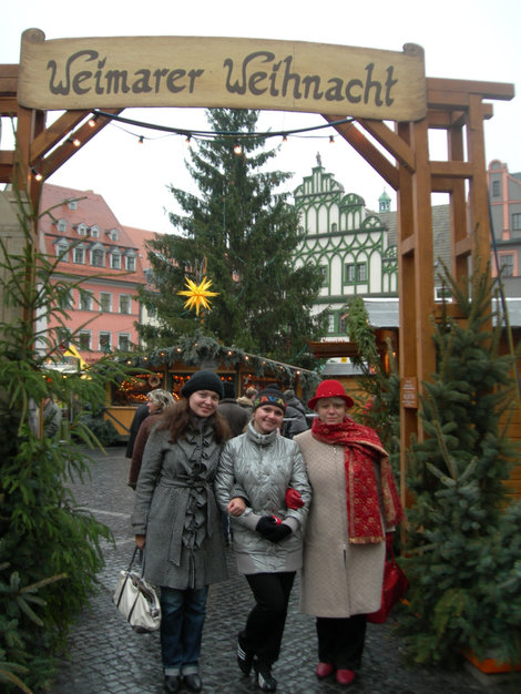 Рождественский базар Веймар, Германия