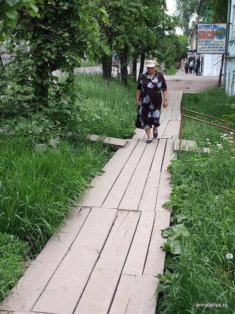 Яранск. Деревянные тротуары Яранск, Россия