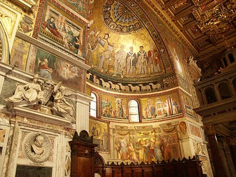 Базилика Санта-Мария-ин-Трастевере Рим, Италия