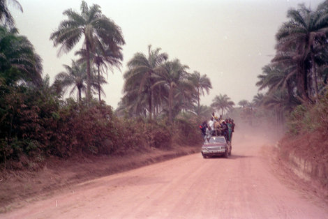 Обычное дело на африканских дорогах Гвинея