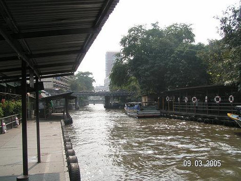 Один из каналов Бангкока Бангкок, Таиланд