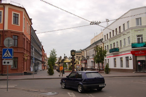Начало гулятельной части Совесткой Брест, Беларусь