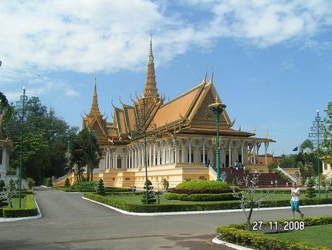 Дворец как он есть Пномпень, Камбоджа