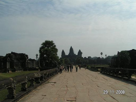 Дорога к храму Ангкор (столица государства кхмеров), Камбоджа