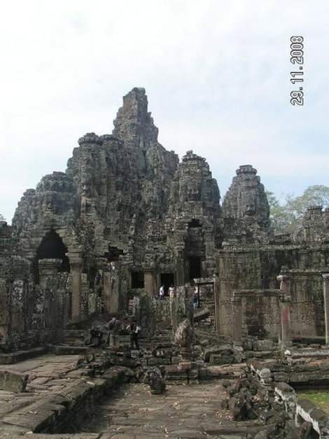 Башни Байона Ангкор (столица государства кхмеров), Камбоджа