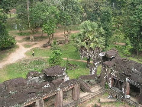 Среди джунглей Ангкор (столица государства кхмеров), Камбоджа