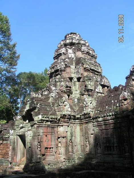 Разукрашено от пола до потолка Ангкор (столица государства кхмеров), Камбоджа