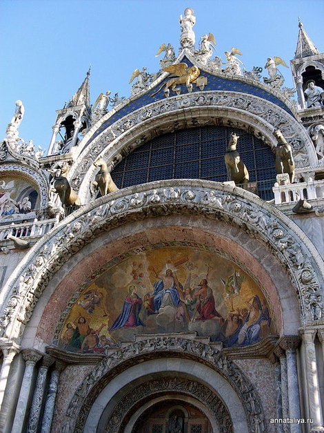 Венеция. Мозаика собора Сан-Марко Венеция, Италия