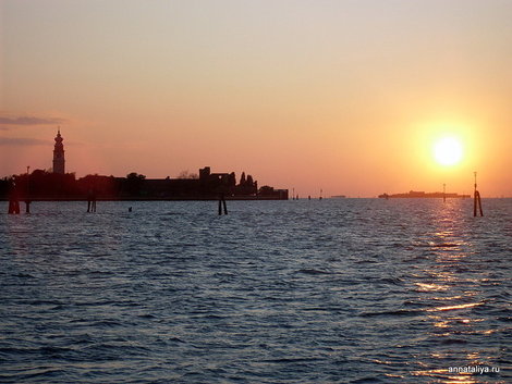 Венеция. Закат Венеция, Италия