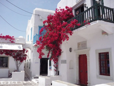 Живописные улицы Хоры на острове Миконос Миконос, остров Миконос, Греция