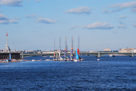 Яхты участников регаты Санкт-Петербург, Россия