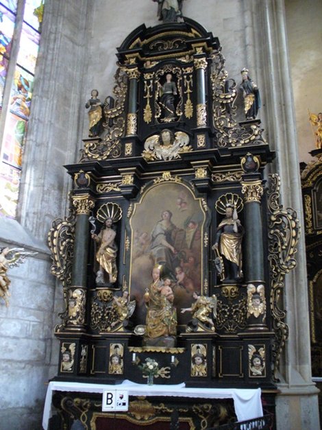 Интерьеры собора Св. Варвары Кутна-Гора, Чехия