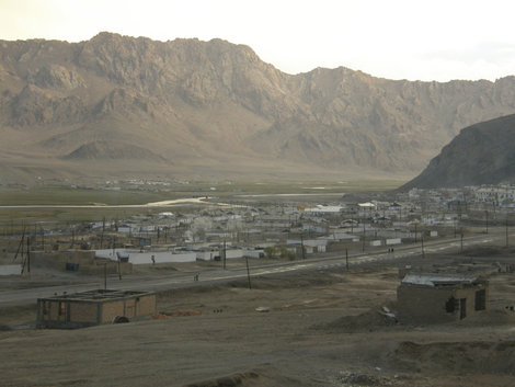 Город Мургаб, самый высокий от уровня моря на территории СНГ. Горно-Бадахшанская область, Таджикистан