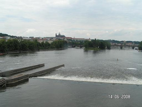 Панорама Влтавы Прага, Чехия