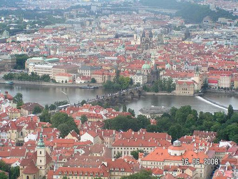 Карлов мост и центр города Прага, Чехия