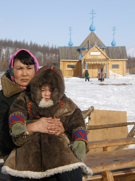 Женя — супруга Ивана. Ямало-Ненецкий автономный округ, Россия