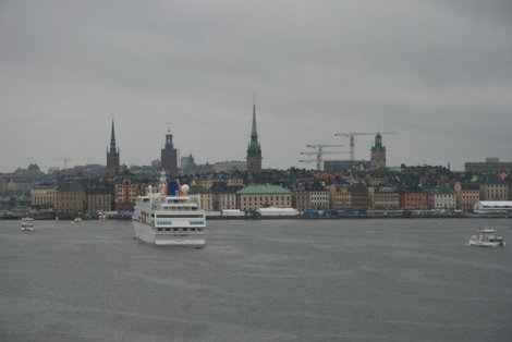 Особенно красивым город смотрится с воды. Стокгольм, Швеция
