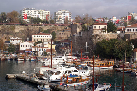 Порт в центре Анталии Анталия, Турция