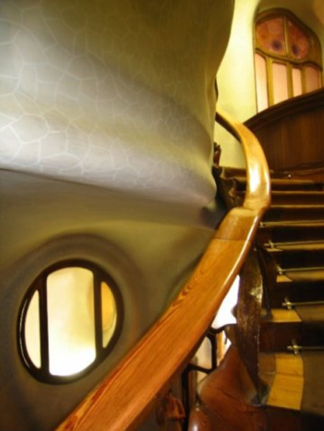 Лестница в доме. Барселона, Испания