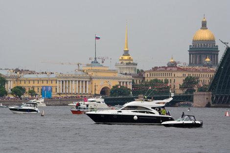 Финиш Volvo Ocean Race в Санкт-Петербурге