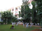 Джайпурский отель «Madhuban». Завтрак на траве