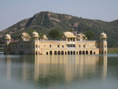 Джайпур. Водяной дворец Jal Mahal (Water Palace). Индия