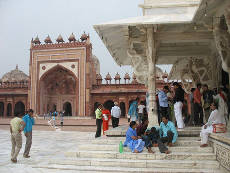 Фатехпур-Сикри. Мечеть Джама Масджит и Усыпальница Святого Салима Чишти Индия