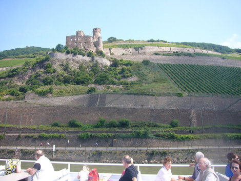 Одна из крепостей. Жаль, что  экскурсию вели на немецком, которого мы не знаем... Бинген-на-Рейне, Германия