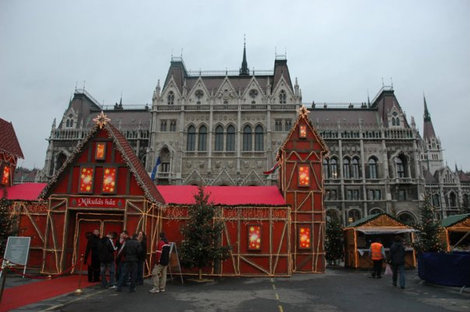 Рождественская ярмарка. Будапешт, Венгрия
