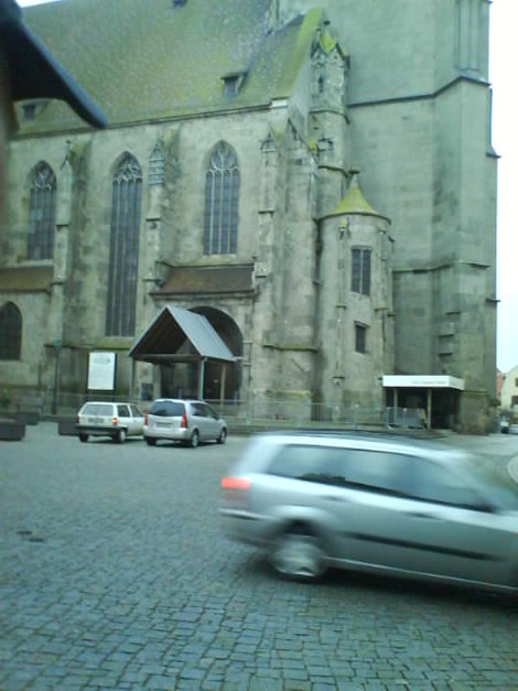 Собор в городе Нордлинген. Нёрдлинген, Германия