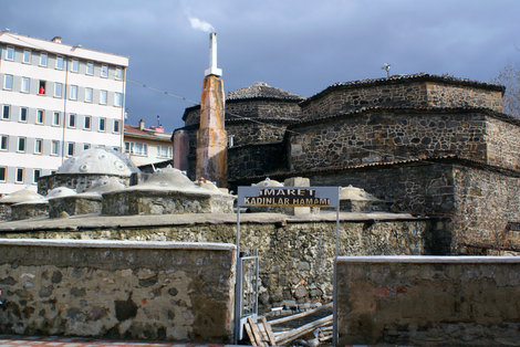 Старая турецкая баня — хамам Афьонкарахисар, Турция
