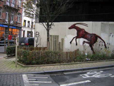 Местное графити Брюссель, Бельгия