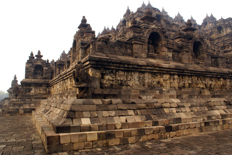 Угол храма Боробудур, Индонезия