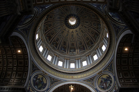 купол Собора Святого Петра — самый большой купол в мире Ватикан (столица), Ватикан