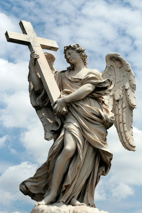 одна из скульптур моста Ватикан (столица), Ватикан