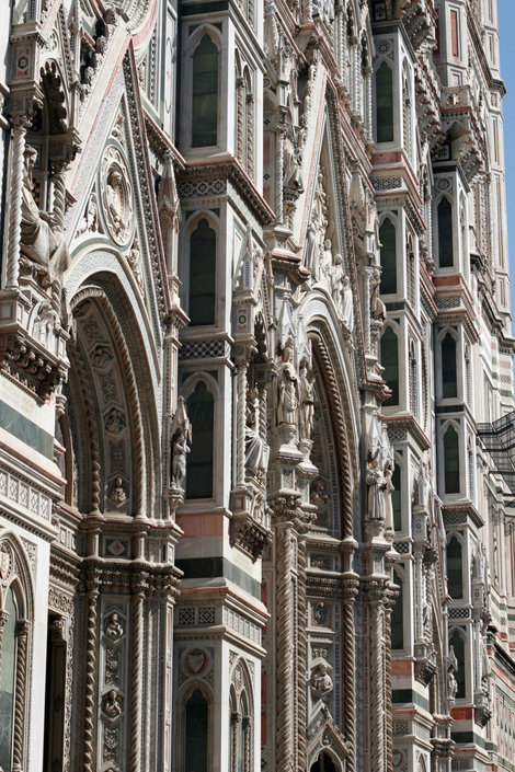фасад Дуомо Флоренция, Италия