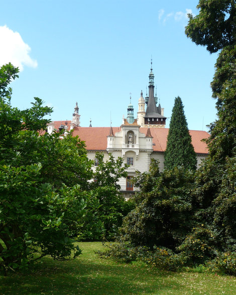 Пругонице: замок и шикарный парк Административный центр Прага, Чехия