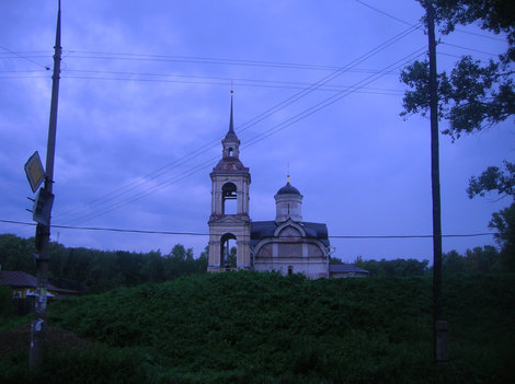 Церковь Исидора Блаженного на валах, вид из-за вала, но во всей красе Ростов, Россия