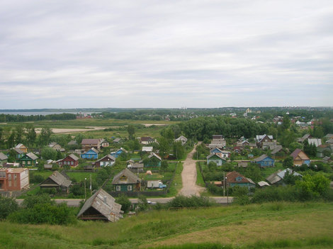 Вид на город с колокольни Переславль-Залесский, Россия