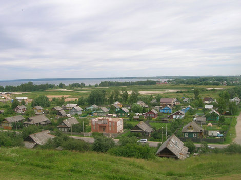 Вид с колокольни Переславль-Залесский, Россия