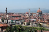 вид на Флоренцию со смотровой Микеланджело
