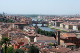 вид на реку Арно со смотровой Микеланджело