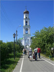 Вход в монастырь. Колокольня и Святые Врата с церковью Св. Михаила Архангела