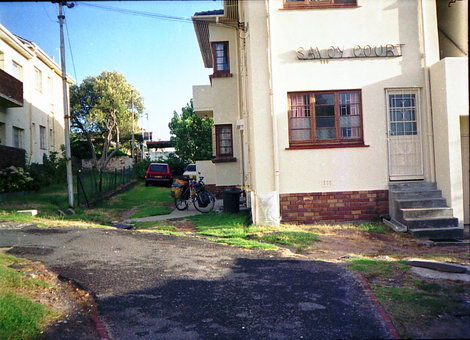 Дом в Кейптауне. Здесь я снимал квартиру. ЮАР